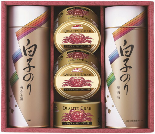白子のり 海苔・かに缶詰合せ SN-600 ギフト 贈り物 プレゼント お中元 お歳暮 お祝い 白子のり 海苔・かに缶詰合せ SN-600 ギフト 贈り物 プレゼント お中元 お歳暮 お祝い
