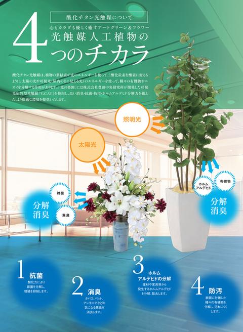 光の楽園【光触媒／人工観葉植物】壁掛けアイビー【日時指定不可】