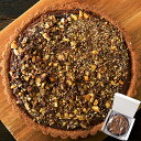 【ネコポス出荷】 チョコ好きにはたまらない!濃厚クーベルチュールチョコレートを使用!! くるみのザクザク食感とチョコの甘さが絶妙な濃厚ガトーショコラタルトです!! チョコくるみタルト5号!保存料・人工甘味料不使用