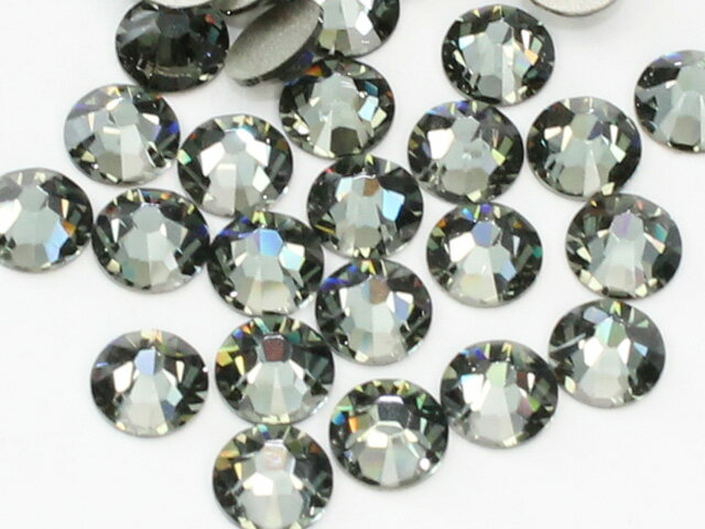 2058 ブラックダイヤモンドss9 (100粒）スワロフスキー (Swarovski）/ラインストーン