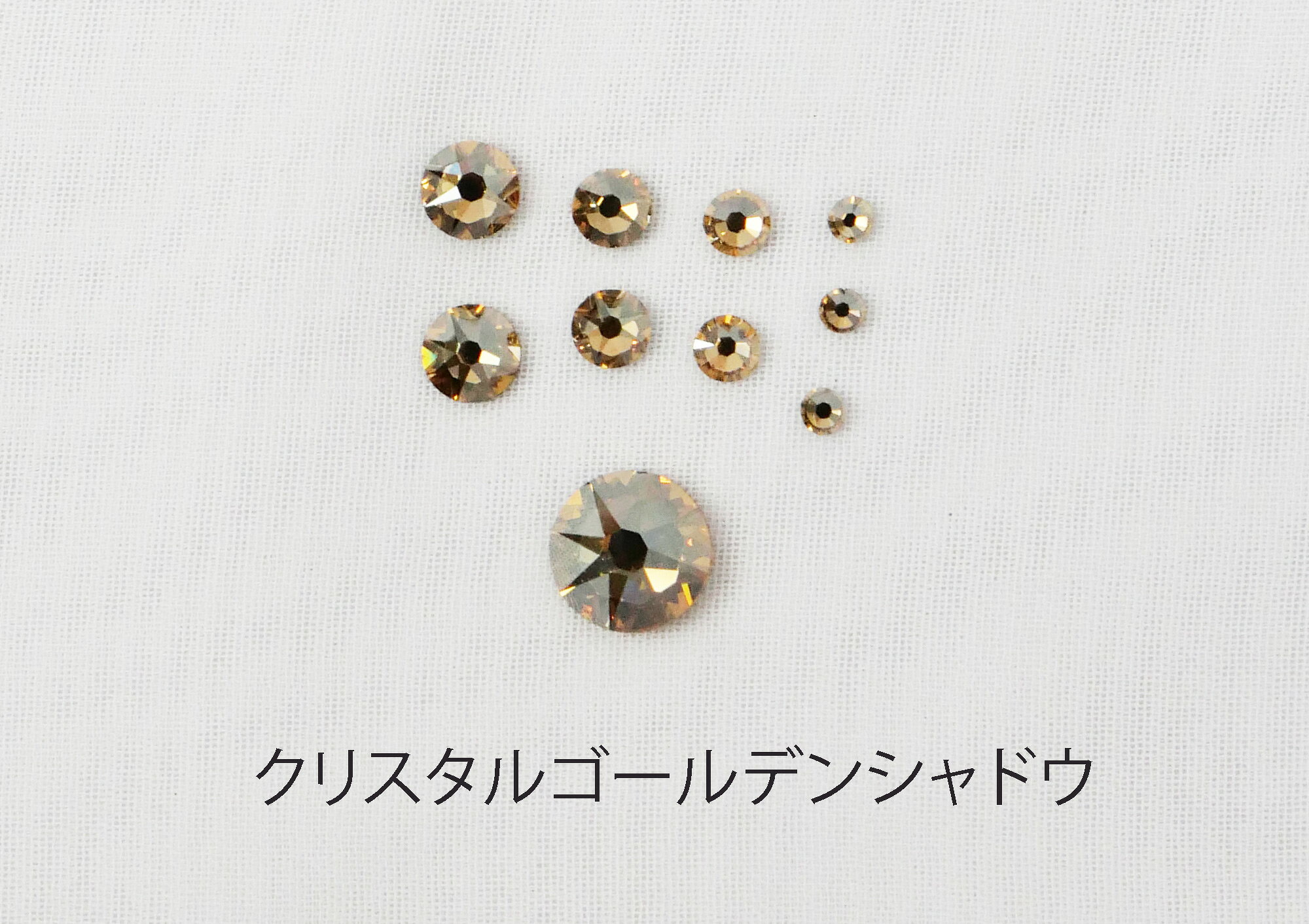 楽天市場】スワロフスキー ラインストーン（カラーゴールド）（日用品