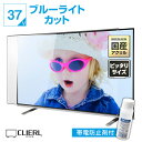 【10%OFFクーポン★7月11日2時迄】【帯電防止剤付き】 液晶テレビ保護パネル 37インチ 37型 オーダーメイド ブルーライトカット 透明度93% テレビガード テレビカバー テレビ 保護パネル 画面 保護フィルム ガード カバー 赤ちゃん 子供 国産 アクリル
