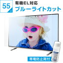 【3%OFFクーポン★8月22日2時迄】【帯電防止剤付き】 有機ELテレビ保護パネル 55インチ 55型 オーダーメイド ブルーライトカット 透明度93% テレビガード テレビカバー テレビ 保護パネル 画面 保護フィルム ガード カバー 赤ちゃん 子供 国産