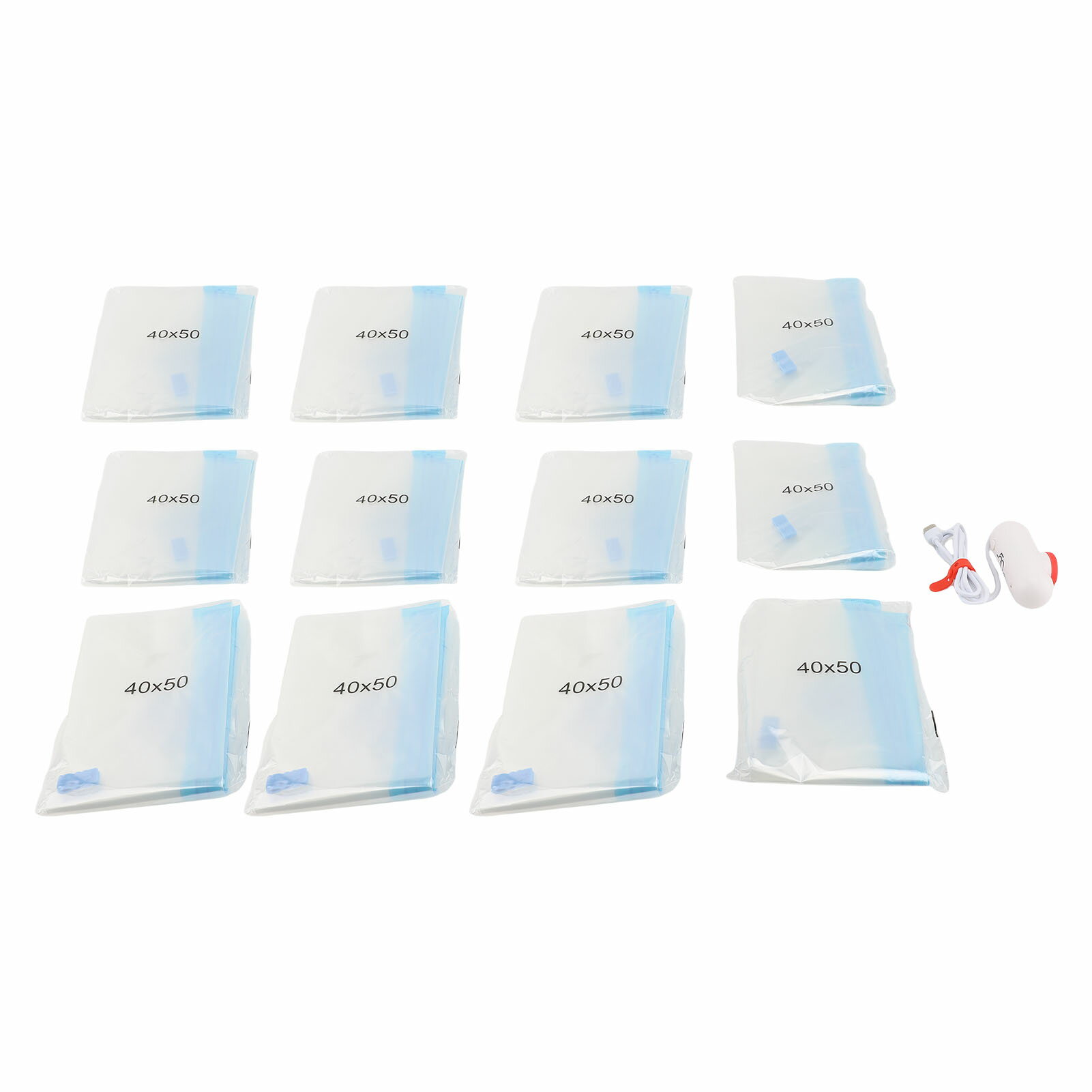 【10％OFFクーポン】【USBポンプ付き 専用ポンプ不要】真空圧縮バッグ 収納袋 旅行用 衣類圧縮 衣替え ..