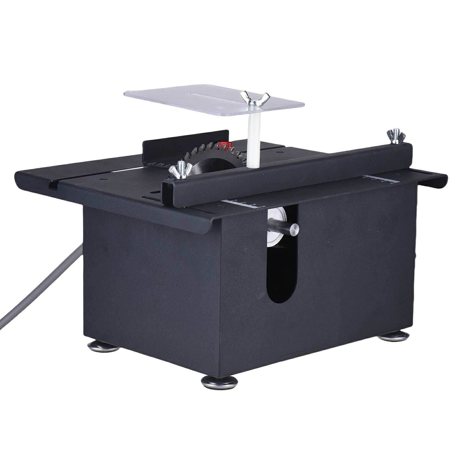 木工用テーブルソー ミニテーブルソー 400W 卓上丸鋸盤 0-30mm鋸刃昇降 鋸刃4枚付き 彫刻テーブルソー ..