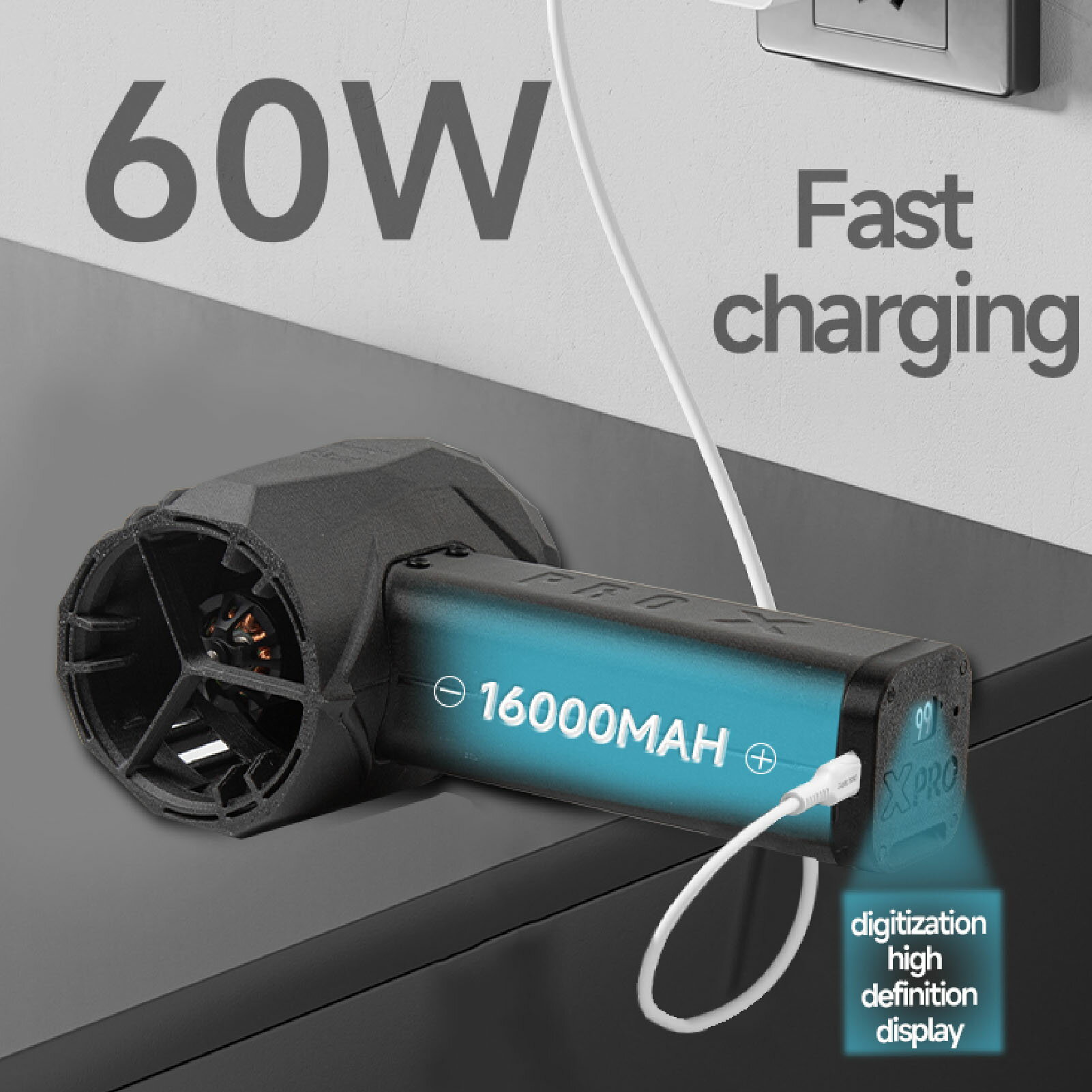 【10％OFFクーポン】ハンドヘルドブロワー 金属チャンネル ブラシレスモーター 強力送風 速度調整 ポー..