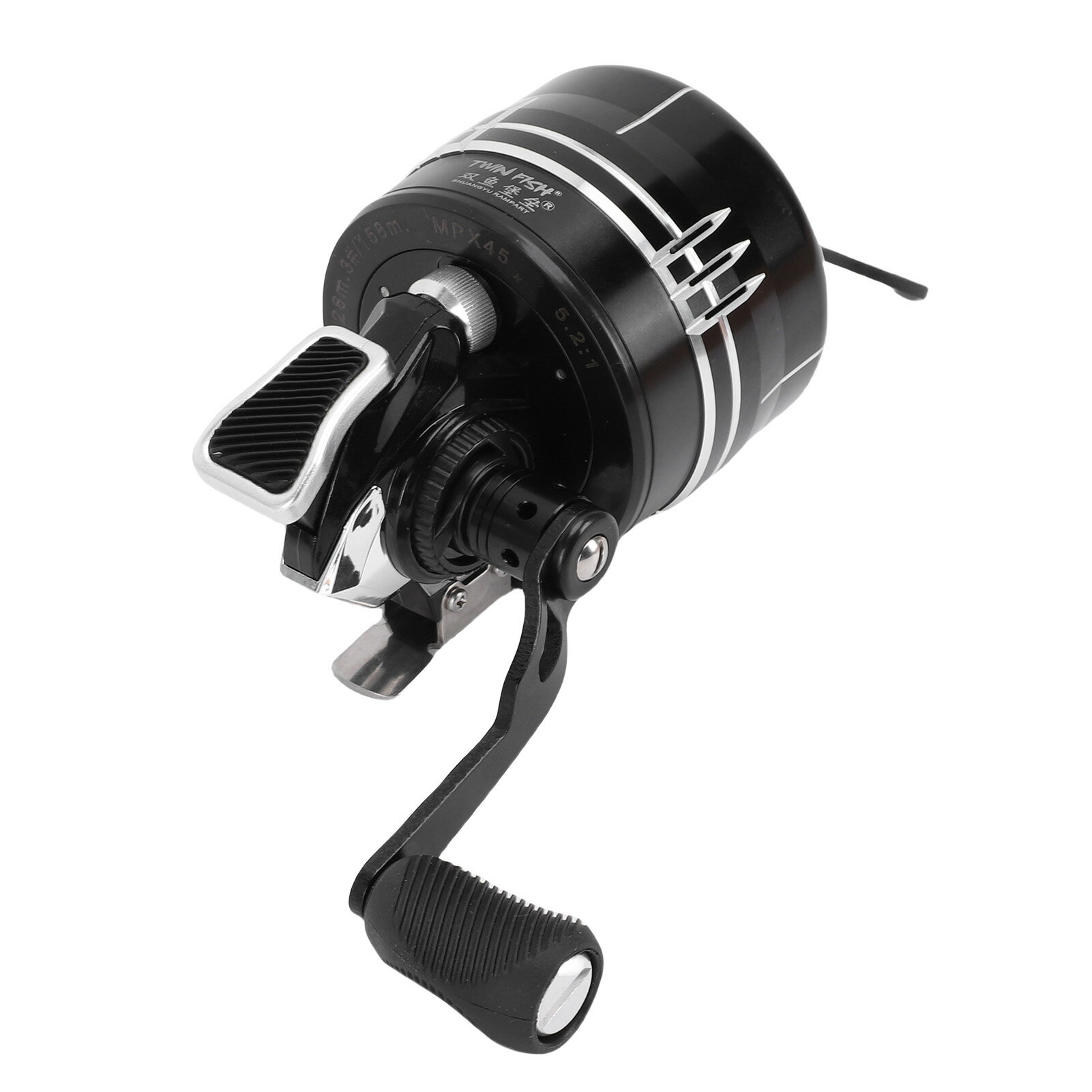 クローズドリール インサイドライン 両手対応 銅ギア 亜鉛合金 小型 軽量 初心者 子供 キッズ 練習用 ..