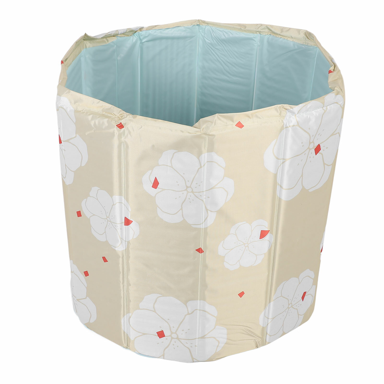 折りたたみアイスプール 80cm バスタブ 冷却 保冷 夏 暑さ対策 アウトドア ベランダ 庭 コンパクト 収..