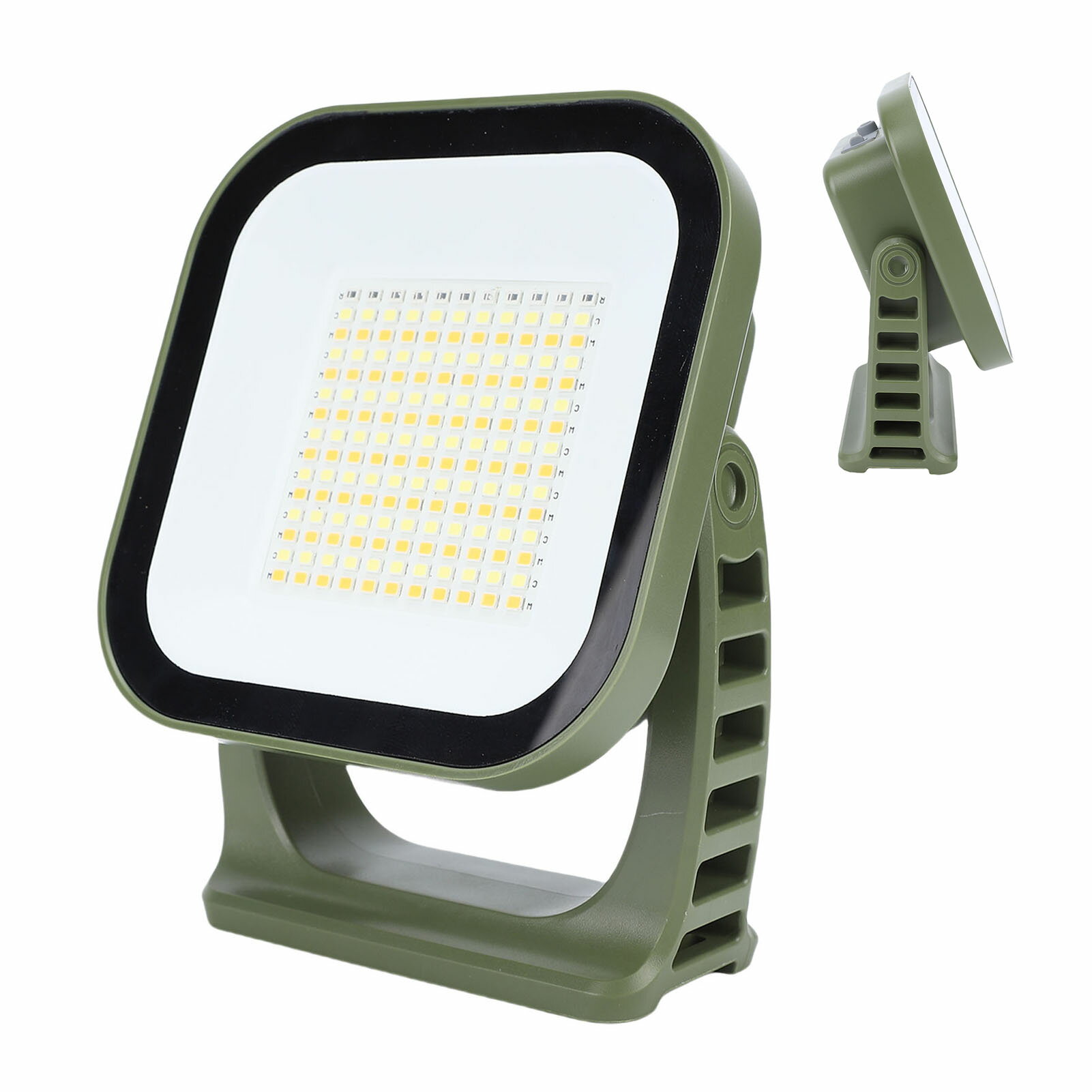 ソーラー作業灯 165LED 1800ルーメン 3色切替 IP65防水 マグネット付 9000mAh 充電式 ポータブル キャ..