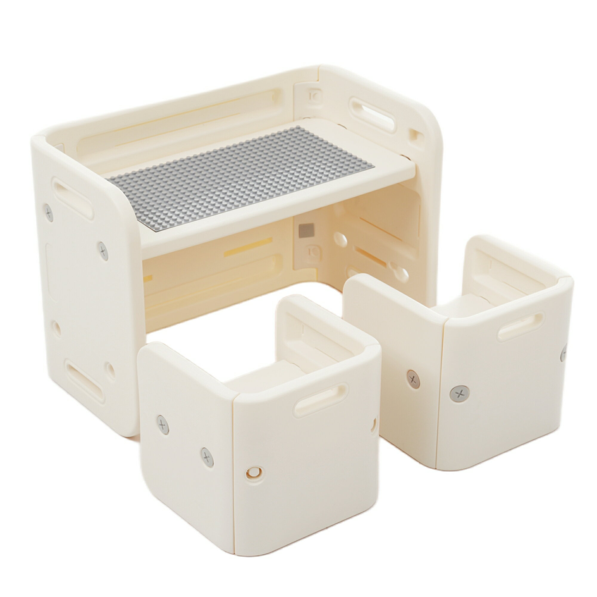 ★10%クーポン配布中★国内出荷！デスク&チェア3点セット 子供用 学習デスク キッズデスク ブロック基礎板 白板付き テーブルセット 子供机 幼児机 キッズテーブル 子供チェア キッズチェア プレゼント 誕生日 男の子 女の子 1歳 2歳 3歳 4歳 5歳 6歳 知育 安全