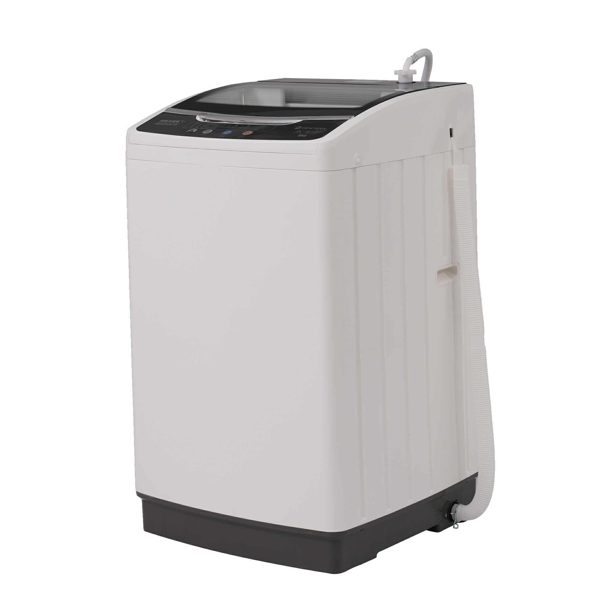 ★10%クーポン配布中★国内出荷！洗濯機 大容量8kg 家庭用 小型 全自動洗濯機 縦型 洗濯 脱水 ステンレス..