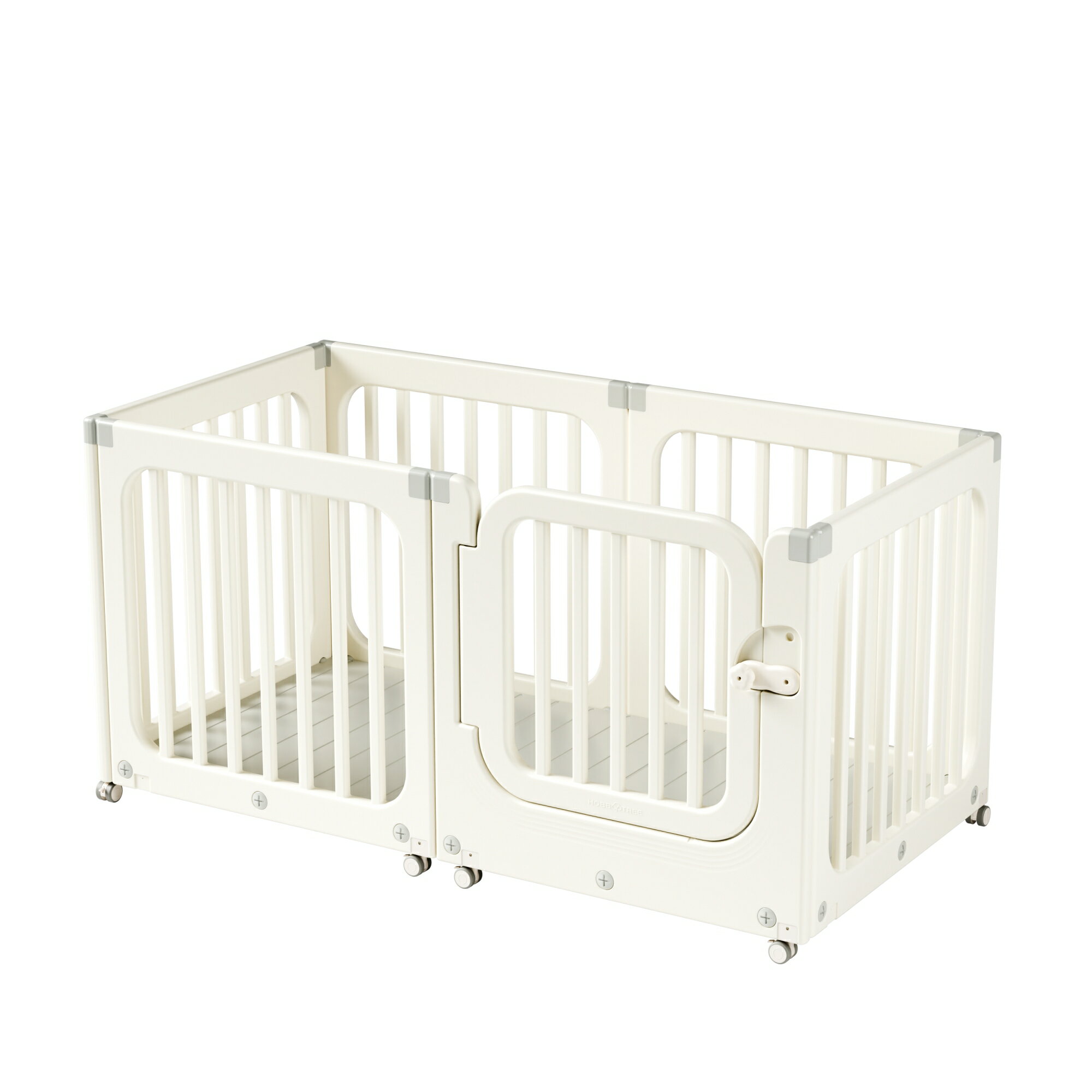 ★10%クーポン配布中★国内出荷！ベビーサークル キャスター付き プレイヤード ドア付 移動ラクラク ベビーフェンス 設置簡単 ベビーガード 柵 キッズ 赤ちゃん プレゼント かわいい 安全 室内 コンパクト 収納 軽量 ギフト 出産祝い ハイハイ よちよち 育児 保育