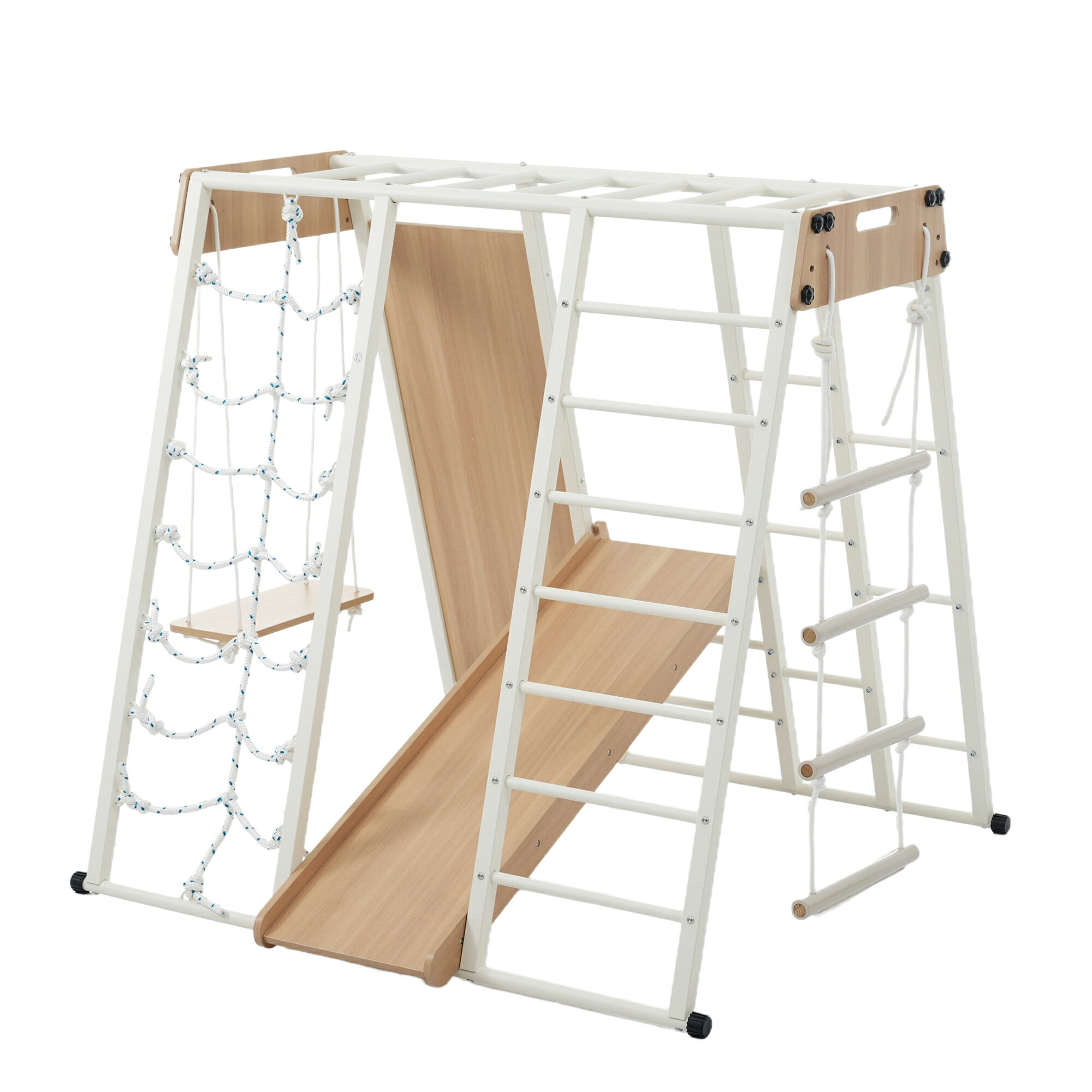 ジャングルジム すべり台 金属製 折りたたみ 耐荷重150kg 屋内 室内用 大型遊具 キッズ 子供 誕生日プレゼント おもちゃ 滑り台 コンパクト 多機能 運動 安全 遊具 男の子 女の子 収納 組み立て簡単 ギフト 雨の日 室内遊び 体力作り 知育 遊び場 キッズパーク 遊具セット