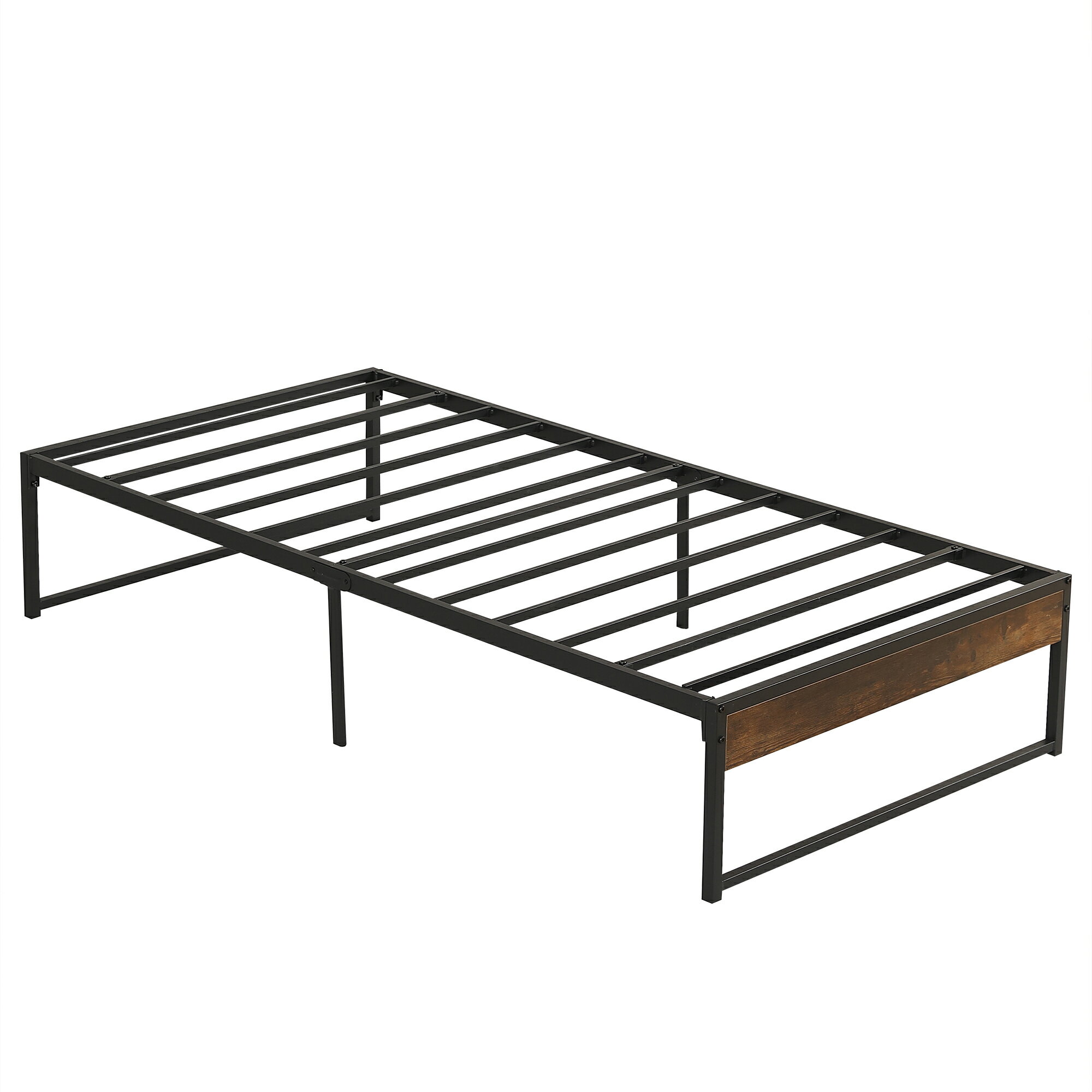 パイプベッド シングル Sサイズ ベッドフレーム 木製 アイアンベッド 下収納 シンプル 組立品 一人暮ら..