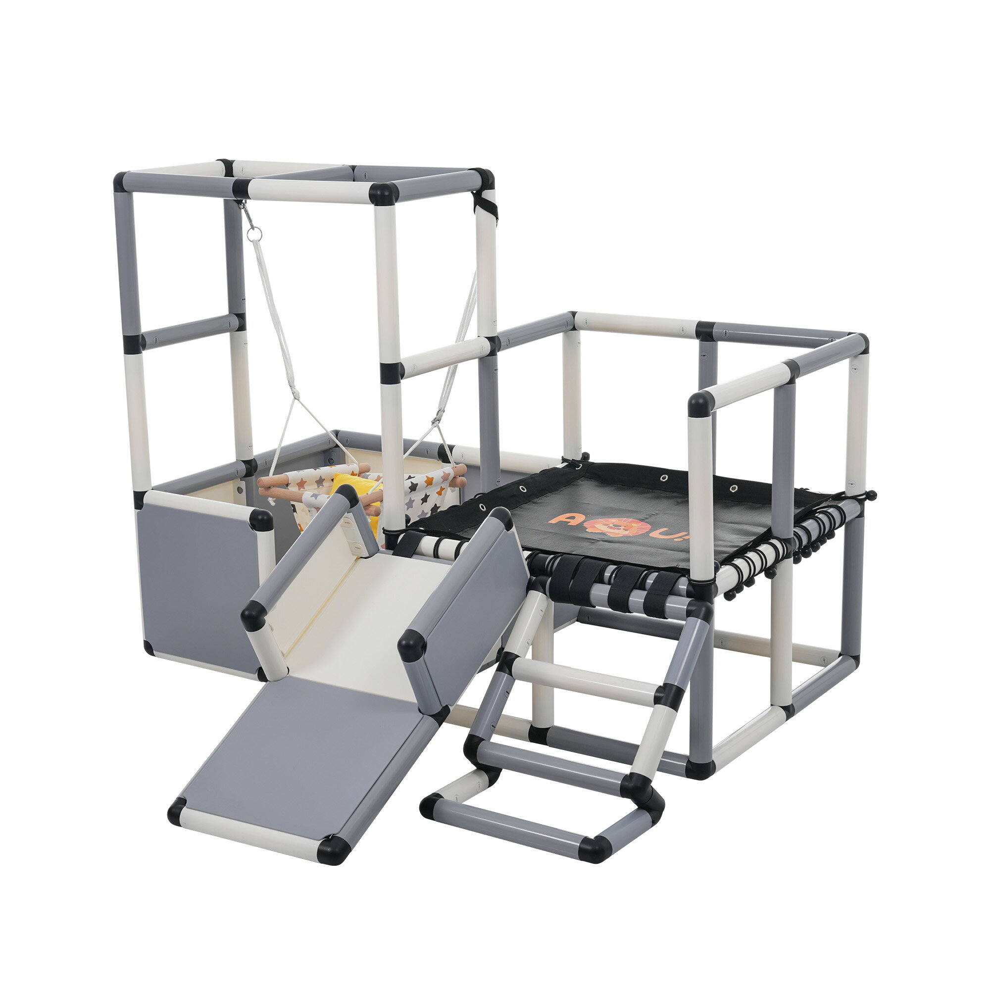 ★10%クーポン配布中★国内出荷！ジャングルジム 滑り台 ブランコ トランポリン 屋内 室内用 大型遊具 キッズ 子供 誕生日プレゼント おもちゃ 2025新作 運動 安全 遊具 男の子 女の子 コンパクト 収納 組み立て簡単 ギフト 雨の日 室内遊び 体力作り すべり台 知育 遊び場