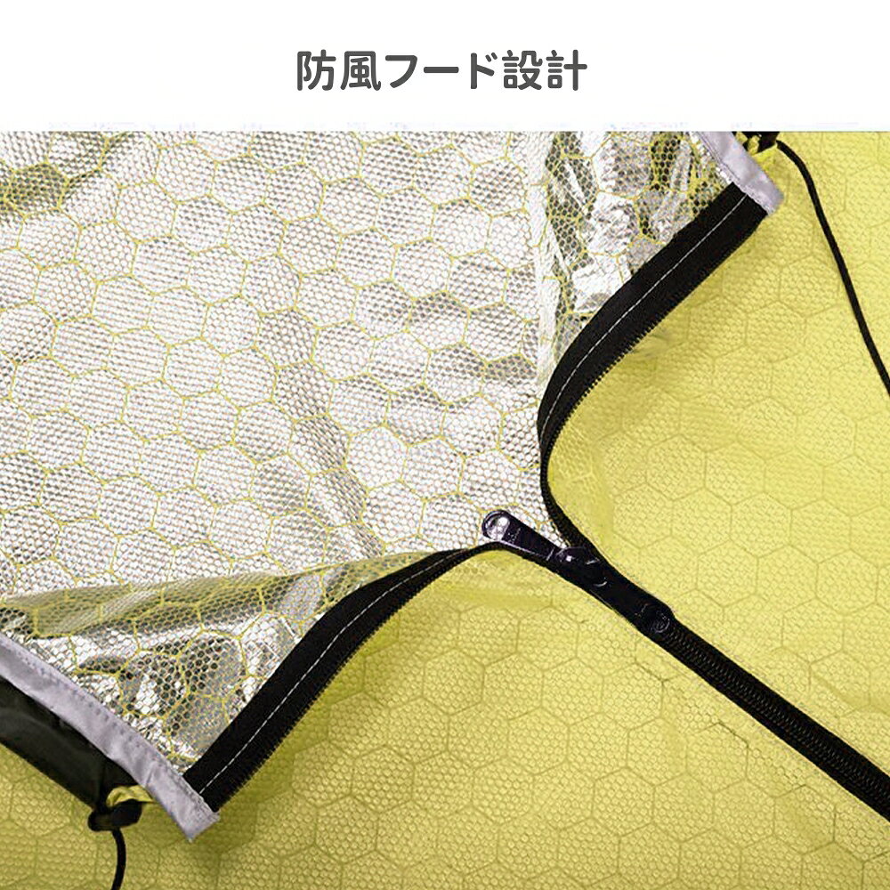 寝袋 非常用 防災 軽量 コンパクト 熱反射 保温 シュラフ 封筒型 214×70cm アウト...