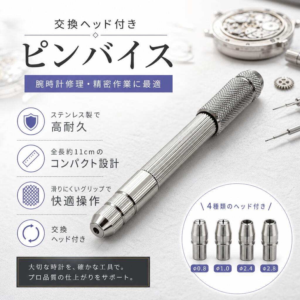 乐天商城 - ピンバイス ハンドドリル 滑り止めハンドル エルゴノミクス 11cm ステンレス 精密作業 時計修理 ジュエリー 手工芸 模型 DIY おすすめ 人気 便利 高精度 軽量 コンパクト ギフト プレゼント メンテナンス 初心者 プロ 彫金 細工 穴あけ 調整 耐久性 切削