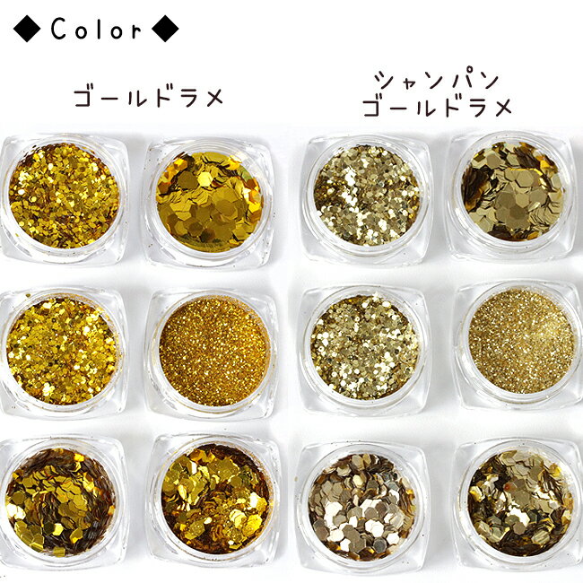6種ケー入りラメホログラムアソートセットクールカラー【全10色】