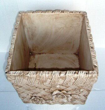 プランター台 アンティーク調 インテリア★アイボリー色 [2]