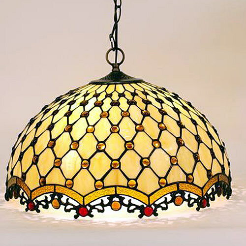 Rakuten - ペンダント★ステンドグラスランプ★グラスジュエル