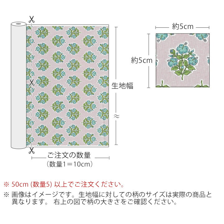 生地 布 入園入学 北欧風コットン/幅110c...の紹介画像3