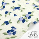 生地 布 入園入学 北欧風オックス生地/幅147cm≪ Blueberry ≫ブルーベリー ワイド幅 幅広 おしゃれ かわいい デコレクションズオリジナル 韓国