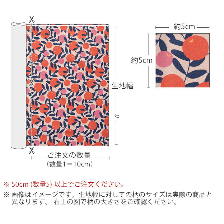生地 布 入園入学 北欧風 コットン/幅109...の紹介画像3