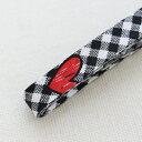 バイアステープ/12mm巾・ふちどり(4ツ折) 48 Square Heart 【2.5m巻】【メール便対応】 バイヤステープ/コットン/裾上げ/縁しまつ/縁ど...