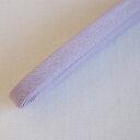 バイアステープ/12mm巾・ふちどり(4ツ折) 無地ハーフリネン 20 ラベンダー 【2.5m巻】【メール便対応】 バイヤステープ/コットン/裾上げ/縁しまつ/縁どり/入園入学 【女の子】【無地】【紫】|キッズ| 韓国(3)