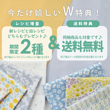 【今だけレシピ増量＆送料無料】＼人気手芸作家様のレシピ付き！／大きめサイズのはぎれセット【北欧風デザイン】【1点のみメール便対応】【布/生地/入園入学/男の子/女の子/大人女子】