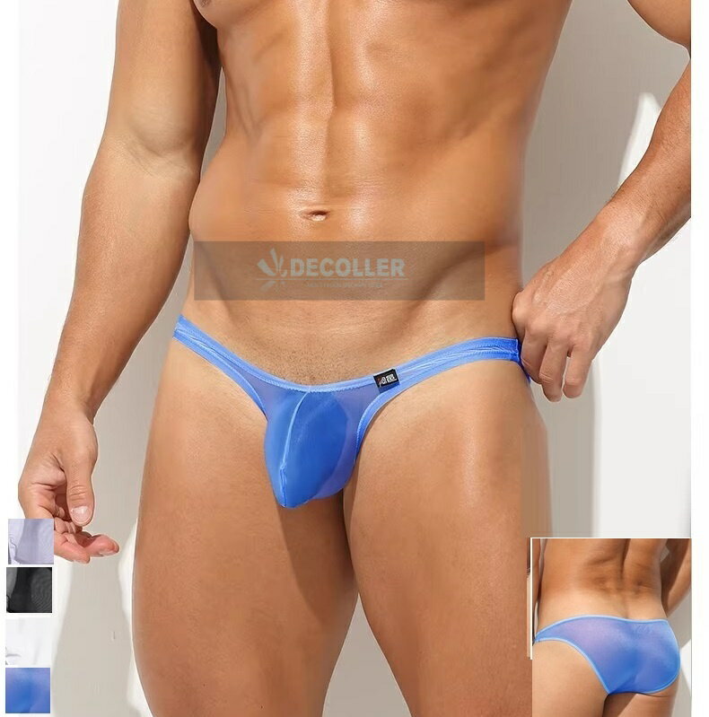 メンズビキニ フロントやや上向き 軽量 超薄 シースルー 男性下着 セクシーインナー ay751sj