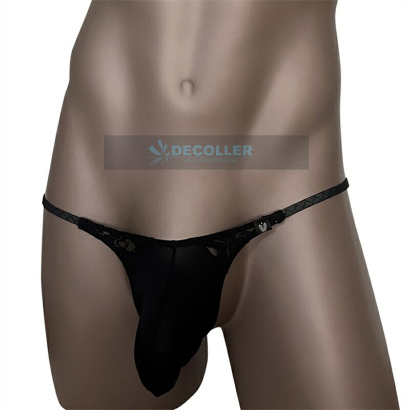 メンズTバックフロントモッコリ レース メンズインナー セクシーインナー um-q04