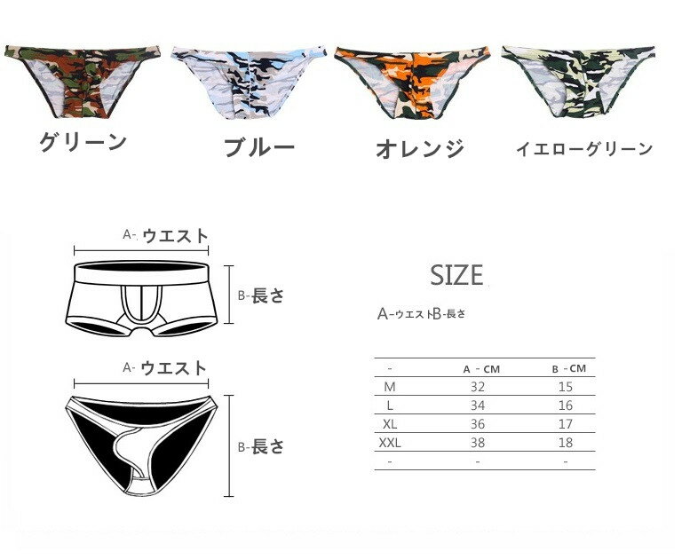 メンズビキニ モダール素材 フロントもっこりタ...の紹介画像2