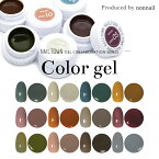 【MAX20%OFFクーポン★お買い物マラソン限定】ネイルタウンジェル コラボレーションシリーズ nonnailオリジナルカラージェル 全12色 約3g入り カラージェル ベージュ セルフネイル ジェルネイル