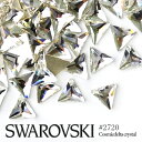 #2720 トライアングル 大 三角 クリスタル 3粒入り スワロフスキー ラインストーン SWAROVSKI ネイルパーツ デコパーツ スワロ 大粒スワロ セルフネイル ジェルネイル 推し活 デコ電 耳つぼ