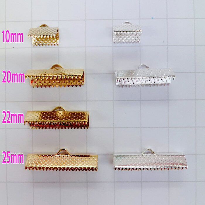 【C120】【20ミリ】リボン留め金具 DECOPANIC デコパニック　アクセサリーパーツ ハンドメイド チャーム パーツ デコレーション カボション　リボン金具　基礎パーツ