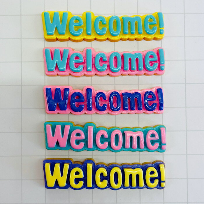 【D115】【セット売り】Welcomeパーツ