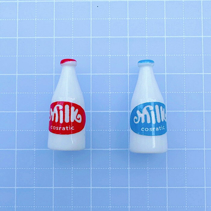 【A1104】milk瓶パーツ デコパーツ D...の紹介画像2