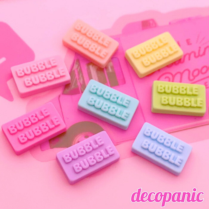 当店限定★BUBBLE BUBBLEパーツ★オリジナルパーツ DECOPANIC 石鹸パーツ アクセサリーパーツ ハンドメイド チャーム パーツ デコレーション カボション