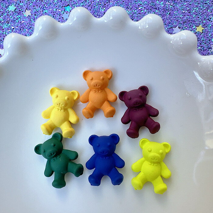 【B631】ディープカラーミニくま　デコパーツ DECOPANIC デコパニックアクセサリーパーツ ハンドメイド チャーム パーツ デコレーション カボション　ネイルパーツ