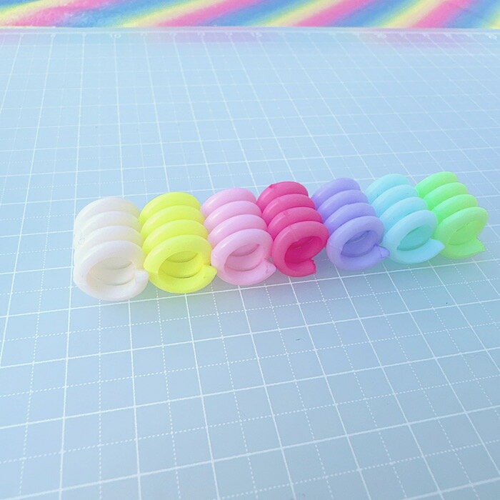 【B942】★パステル★ぐるぐるビーズ　デコパーツ　キーホルダーパーツ　ビーズ　デ...
