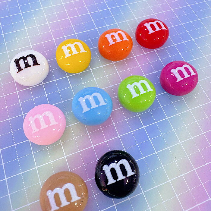 【A315】ぷっくりmチョコパーツ デコパーツ...の紹介画像3