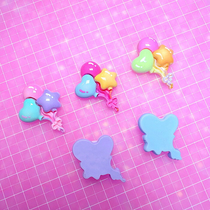 【B908】Cuteバルーン　風船パーツ DECOPANIC デコパニック　アクセサリーパーツ ...