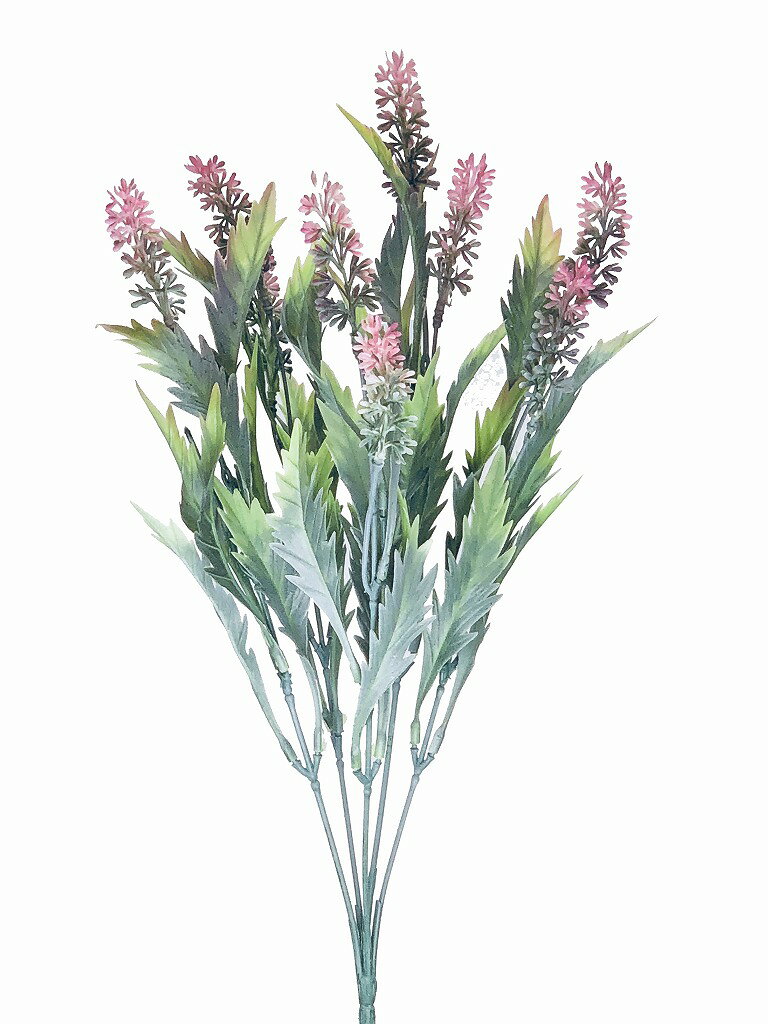 リング差込用植物 隙間を埋める素材。ピンクの綿毛のような先端が特徴。リング差込固定以外の取り付けも出来ます。