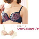 谷間メイクブラ(ソフトワイヤー入り・3/4カップ)ブラジャー レディース インナー 3/4カップブラ 在庫処分セール