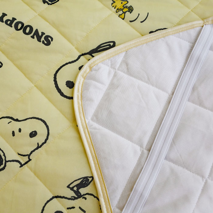スヌーピー 冷感敷きパッド シングル 約100×205cm snoopy キャラクター 春夏 接触...