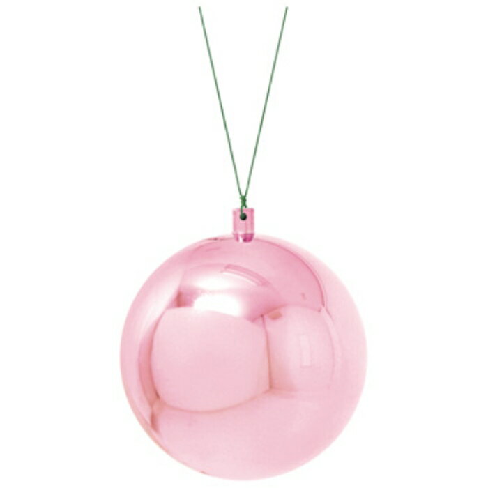 120mmメタリックユニボール ワイヤー付 2ケ/パック ライトピンク OXM1558LTPK クリスマス デコレーション 飾り オーナメント ボール 球 メタリック 玉 12cm