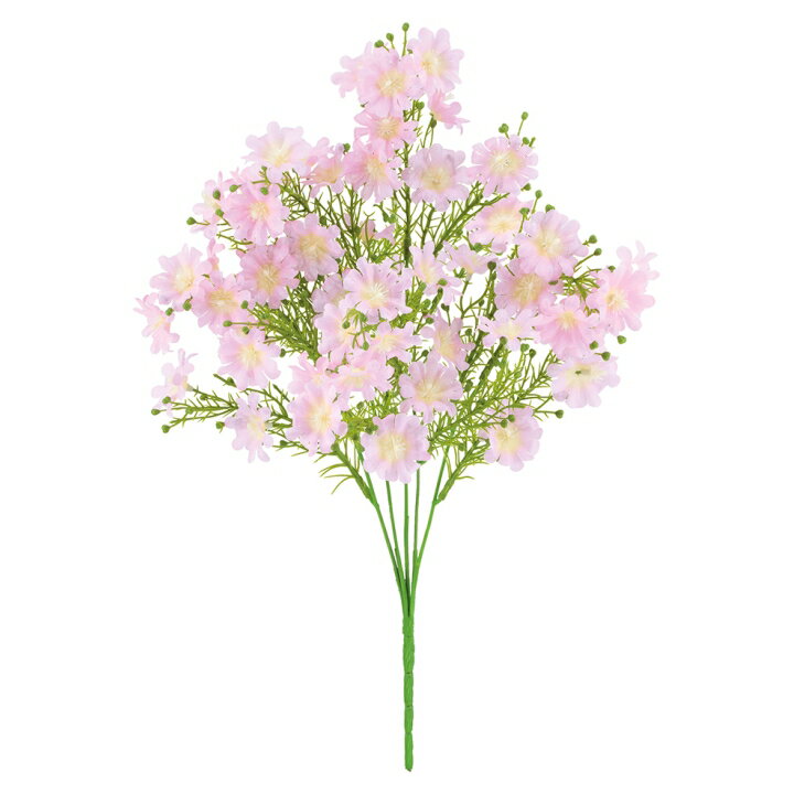 《光触媒》 グラスデイジーブッシュ *5 ピンク FLB8140PKHI グラス デイジー 造花 ブッシュ 束 アートフラワー フェイクフラワー 光触媒