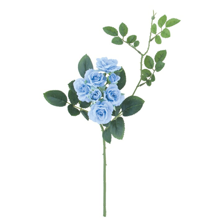 バレッタローズ ソフトブルー FLS5355SOBL バレッタ ローズ バラ 薔薇 ばら 造花 アートフラワー スプ..