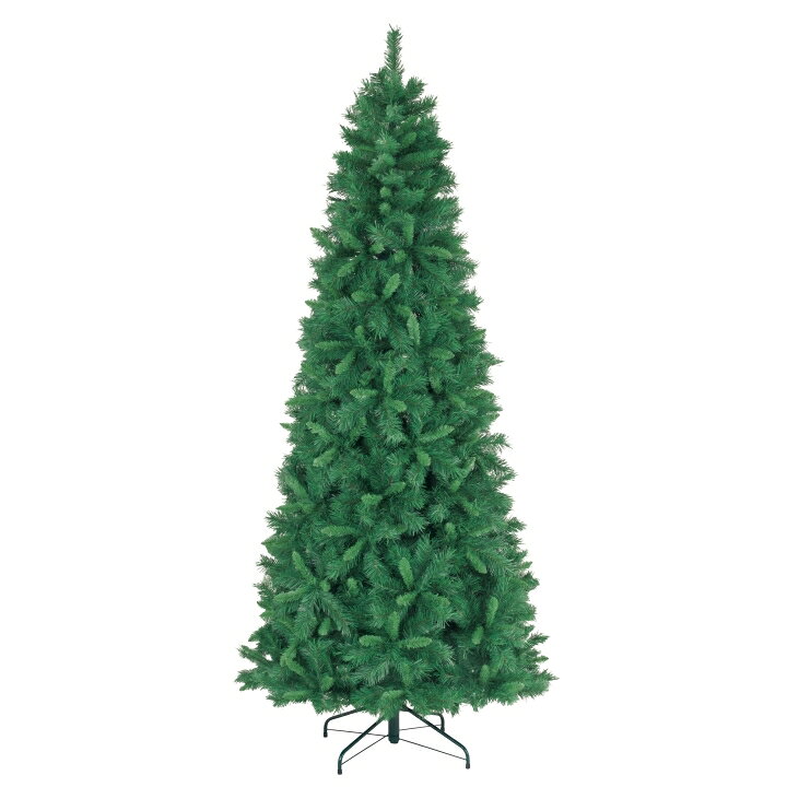 サイズ：H240 x W115cm スタンド61 x 20cm 3分割素材：PVC　重量：約12kgクリスマスには欠かせないクリスマスツリー！3分割なので、収納に便利です。ボリューム感、高級感ともに兼ね備えたパーフェクトなツリーです♪